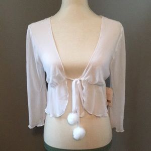 White Shrug Bolero